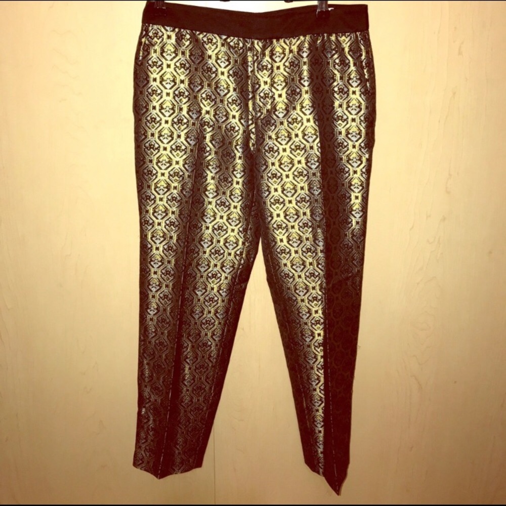 Zara Jacquard trousers